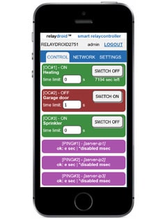 Webes felhasználói felület okostelefonon